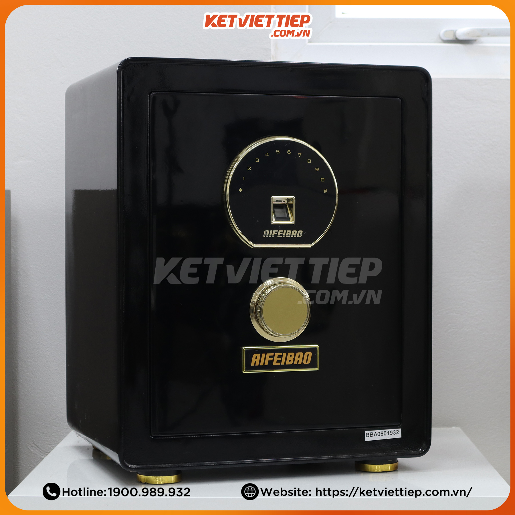 Két sắt thông minh Aifeibao HK-A1/D-50-TS vân tay điện tử chống cháy