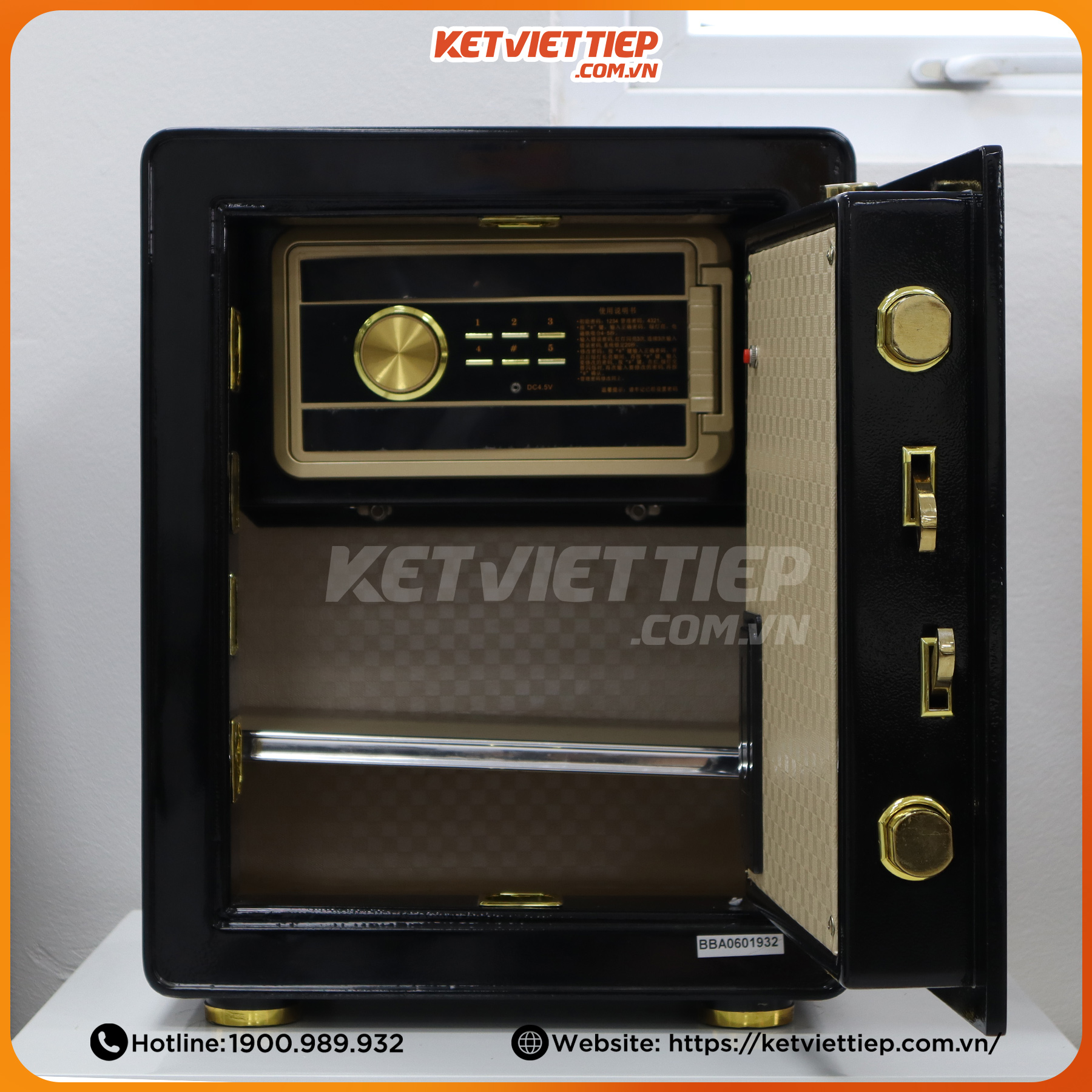 Két sắt thông minh Aifeibao HK-A1/D-50-TS vân tay điện tử chống cháy