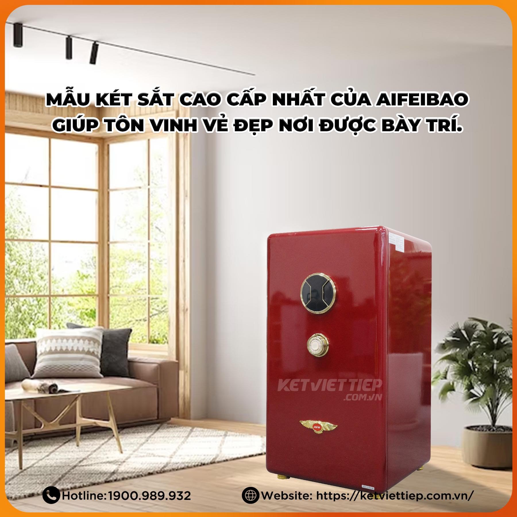 Két sắt Vân Tay thông minh AIFEIBAO 100-ALS