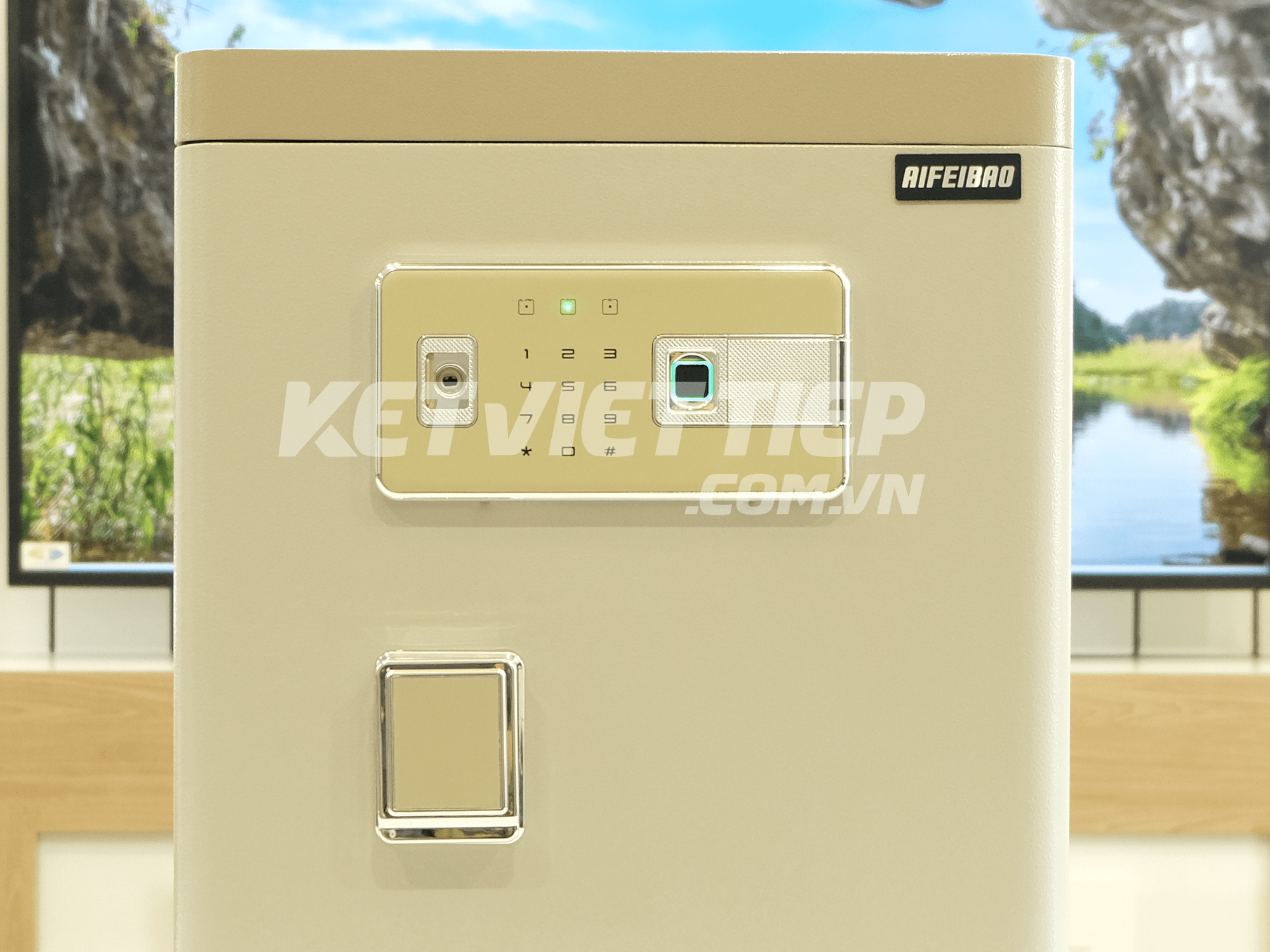 Két Sắt thông minh Aifeibao HK-M/D-50-AL Vân Tay Điện Tử kết nối với điện thoại