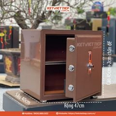 Két Sắt Vân Tay Chống Cháy Công Nghệ Mới Airlux LEW 45