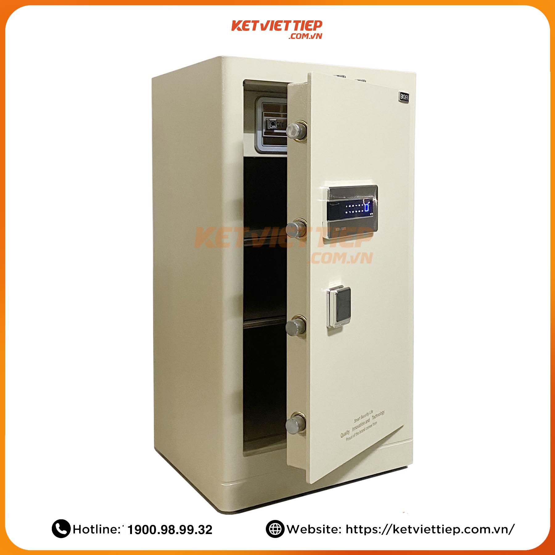 Két sắt Bofa FDG-A1/D-100 Khóa Vân Tay Điện Tử