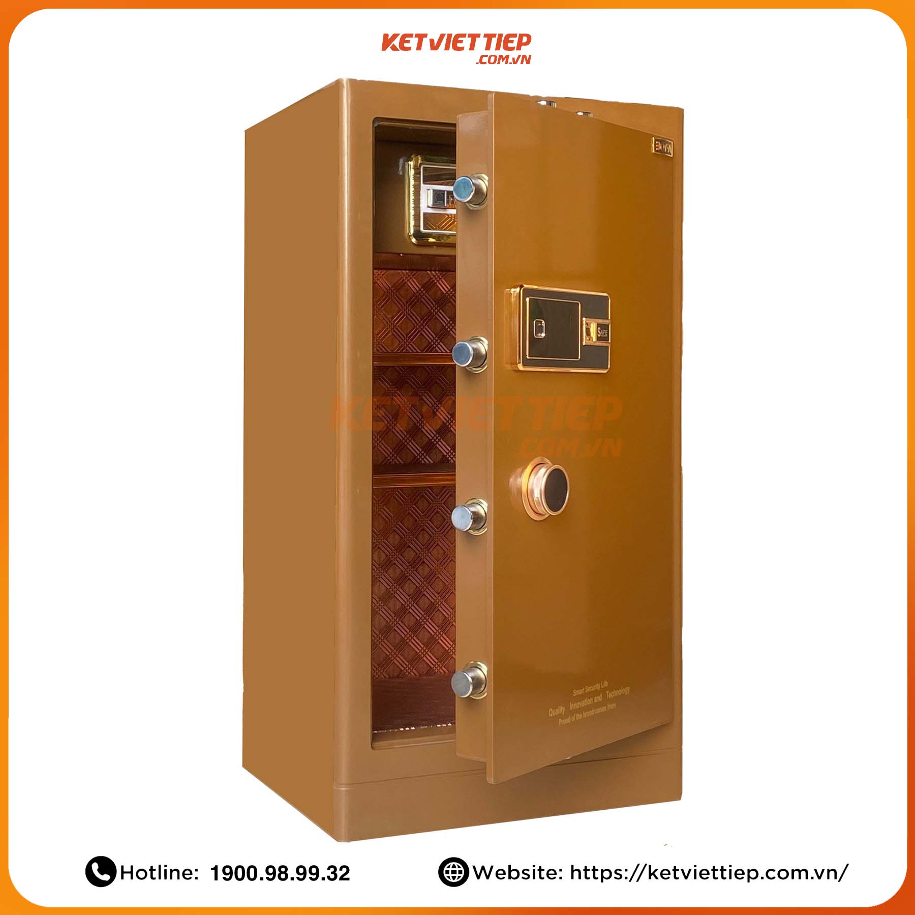 Két sắt Bofa BF-V-100BS2 Công Nghệ Khóa Vân Tay Điện Tử