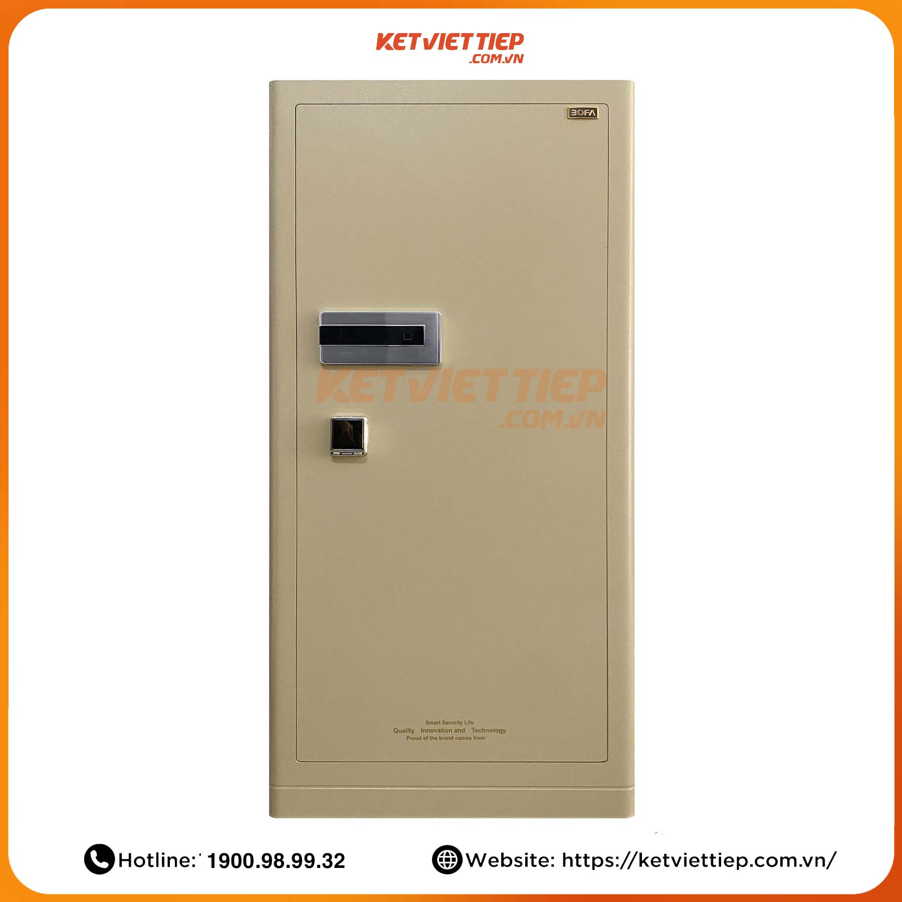 Két sắt Bofa FDG-A1/D-120 Công Nghệ Khóa Vân Tay Điện Tử, Kết Nối Thông Minh Điện Thoại