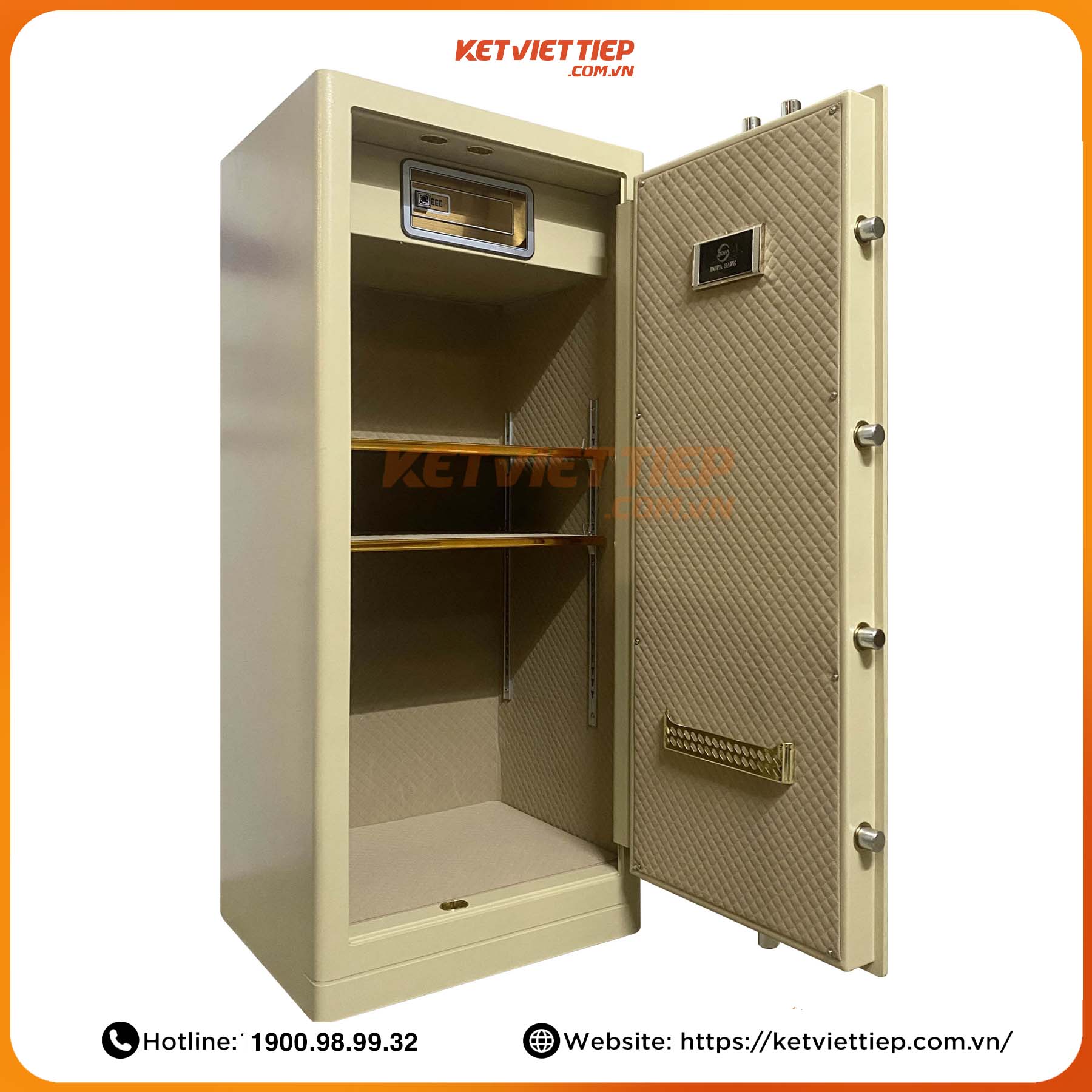 Két sắt Bofa FDG-A1/D-120 Công Nghệ Khóa Vân Tay Điện Tử, Kết Nối Thông Minh Điện Thoại