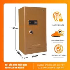 Két sắt nhập khẩu Bofa BF-V-150BS2 Công Nghệ Khóa vân tay điện tử, Kết nối app điện thoại