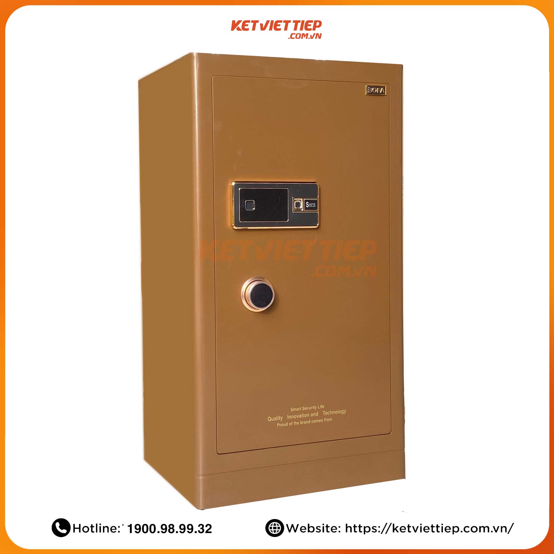 Két sắt nhập khẩu Bofa BF-V-150BS2 Công Nghệ Khóa vân tay điện tử, Kết nối app điện thoại