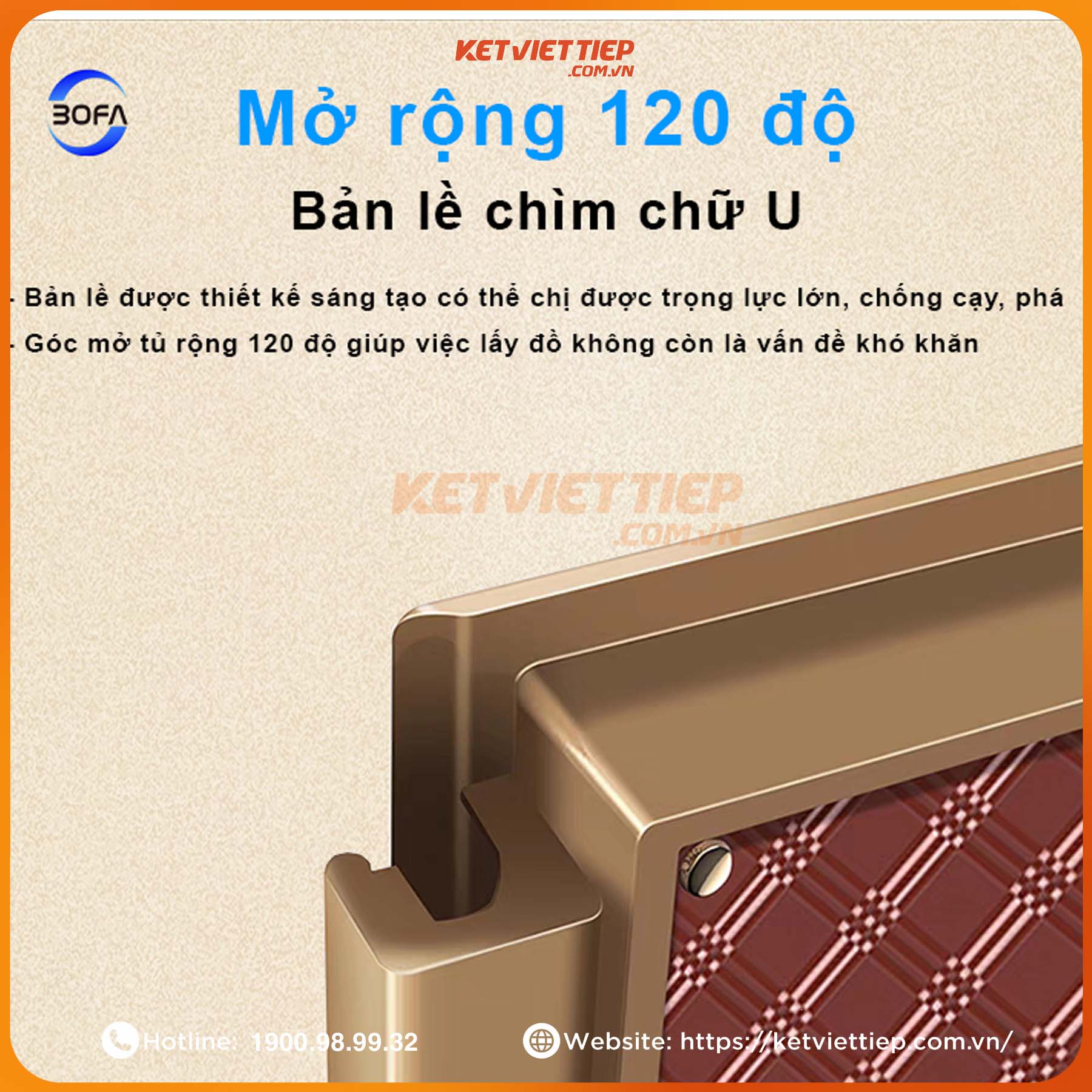 Két sắt nhập khẩu Bofa BF-V-150BS2 Công Nghệ Khóa vân tay điện tử, Kết nối app điện thoại