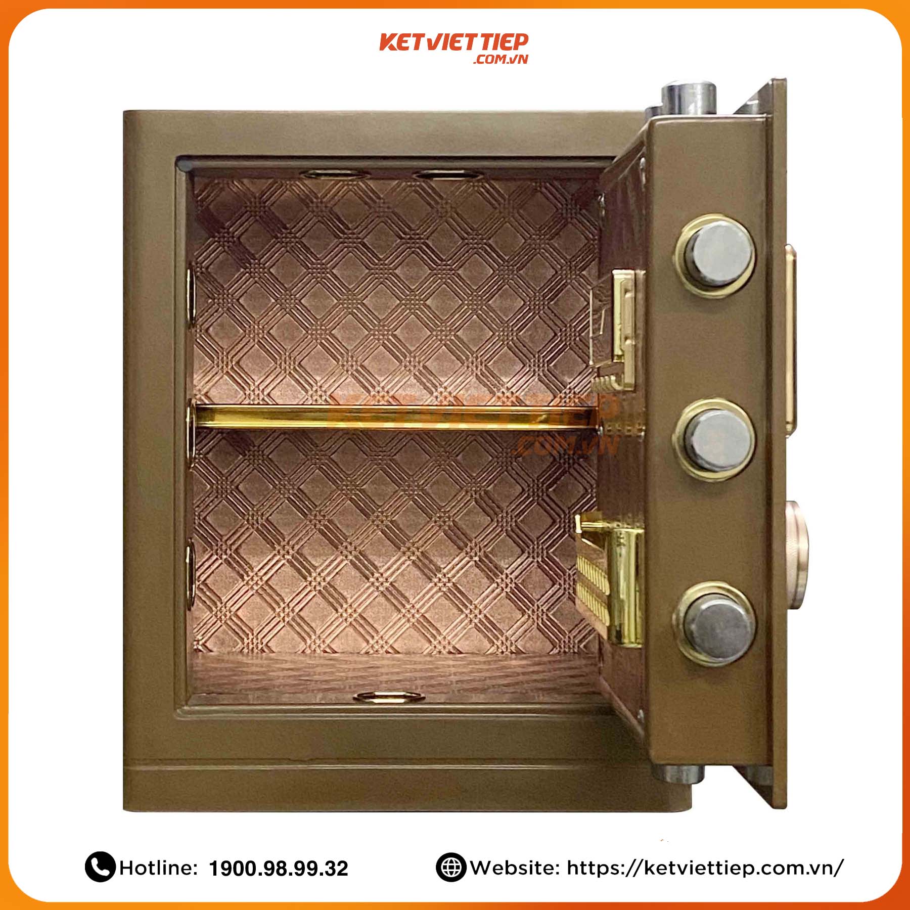 Két sắt nhập khẩu Bofa BF-V-45BS2 Khóa Vân Tay Điện Tử