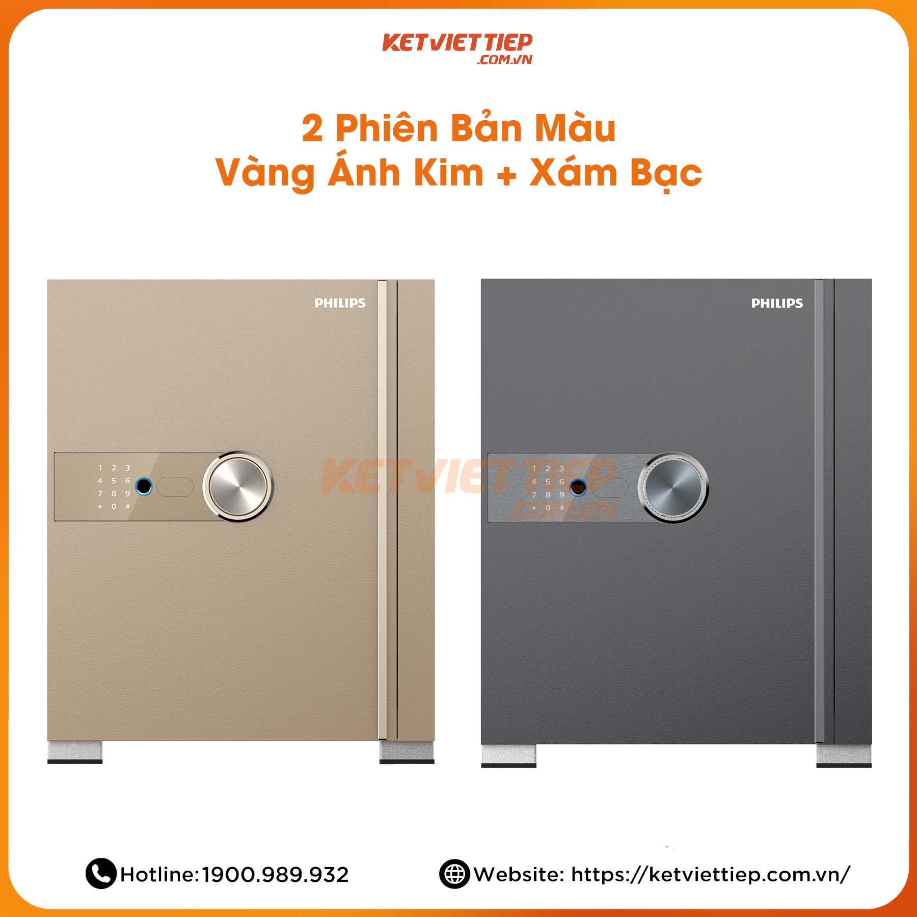 Két sắt nhập khẩu thông minh Philips SBX202 5C0 Khóa bảo mật vân tay điện tử, Khung thép Carbon