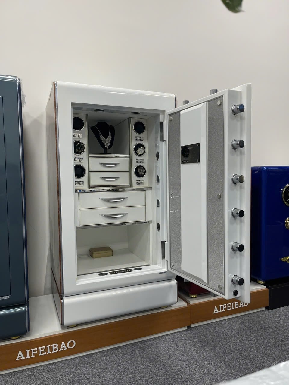 Két Sắt Nhập Khẩu Thông Minh Cao Cấp BENSON120 Nhận Diện Khuôn Mặt - Tích hợp hộp xoay đồng hồ