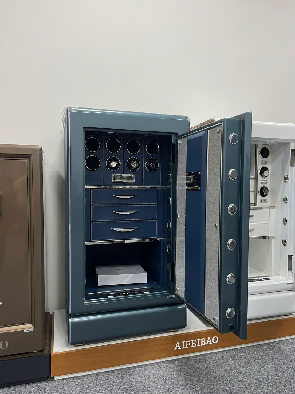 Két Sắt Nhập Khẩu Thông Minh Cao Cấp BENSON120 Nhận Diện Khuôn Mặt - Tích hợp hộp xoay đồng hồ