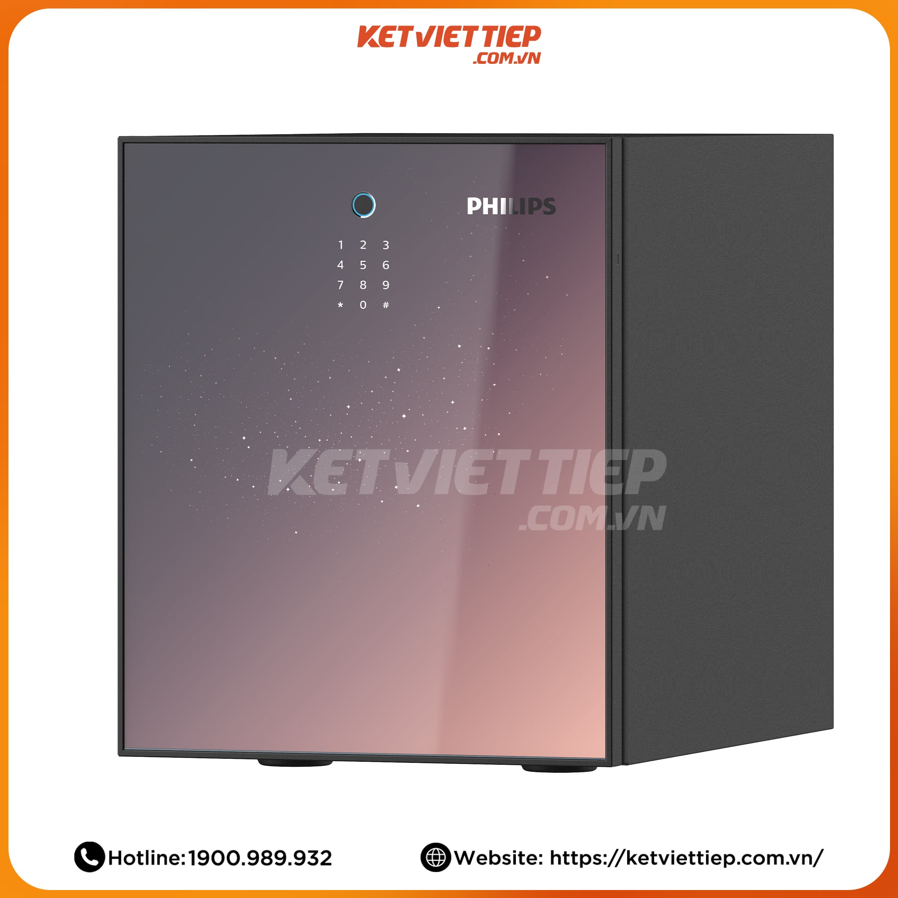 Két sắt nhập khẩu thông minh chống cháy Philips SBX501-5C0