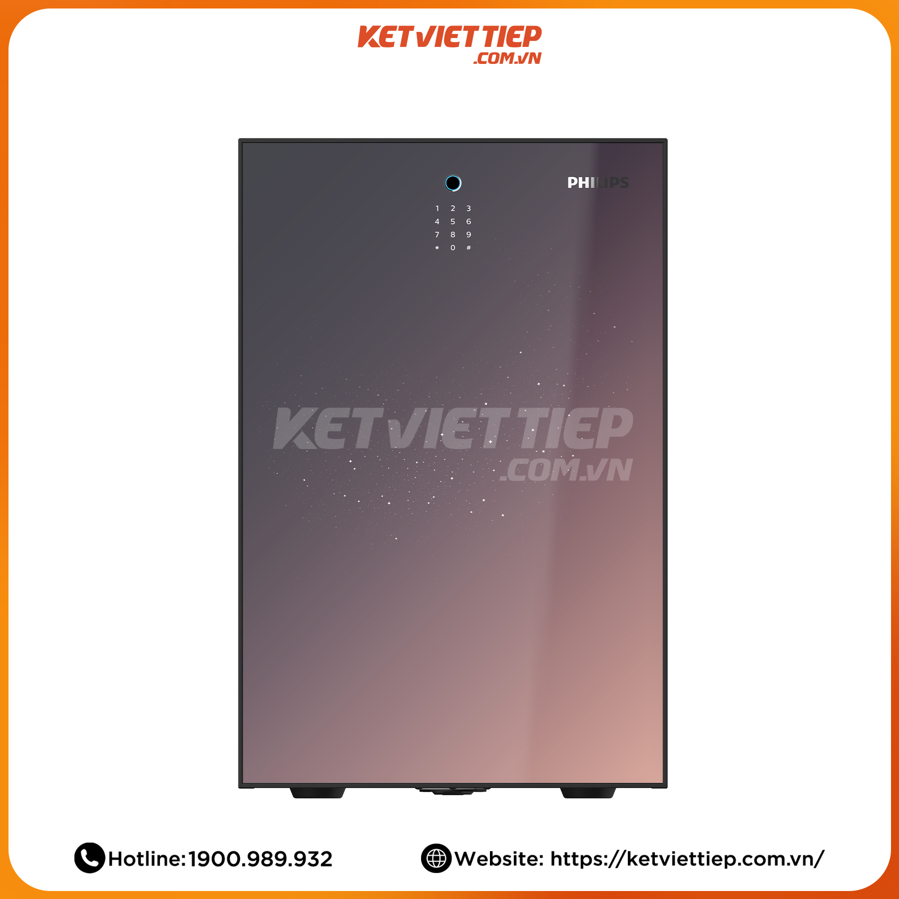 Két sắt nhập khẩu cao cấp chống cháy Philips SBX501-7C0