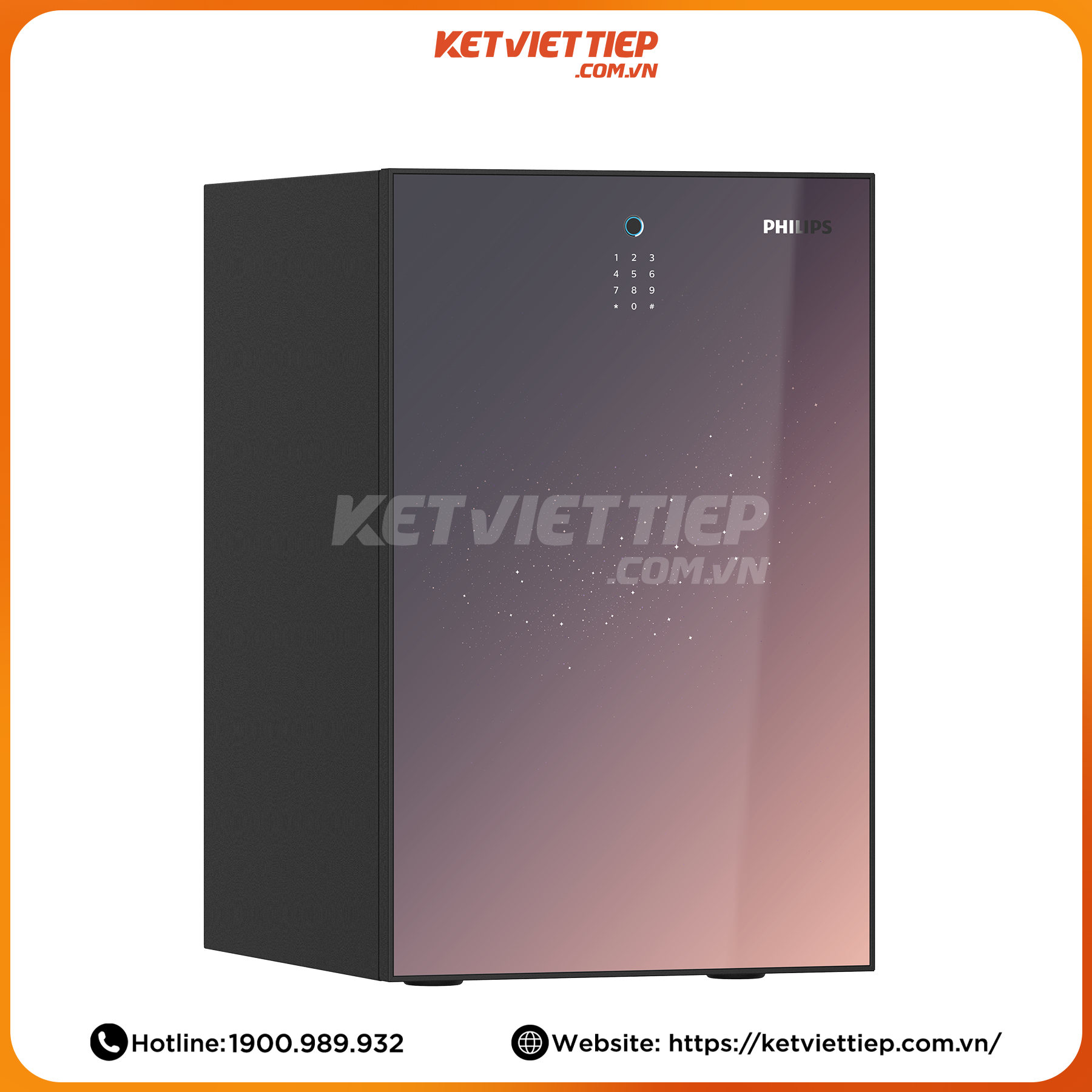 Két sắt nhập khẩu cao cấp chống cháy Philips SBX501-7C0