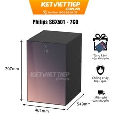 Két sắt nhập khẩu cao cấp chống cháy Philips SBX501-7C0