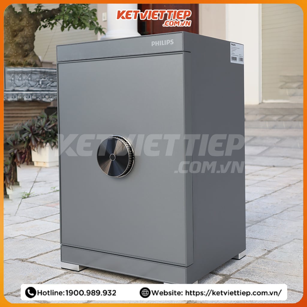 Két sắt nhập khẩu thông minh cao cấp Philips SBX602-5CU khóa bảo mật vân tay điện tử, kết nối wifi