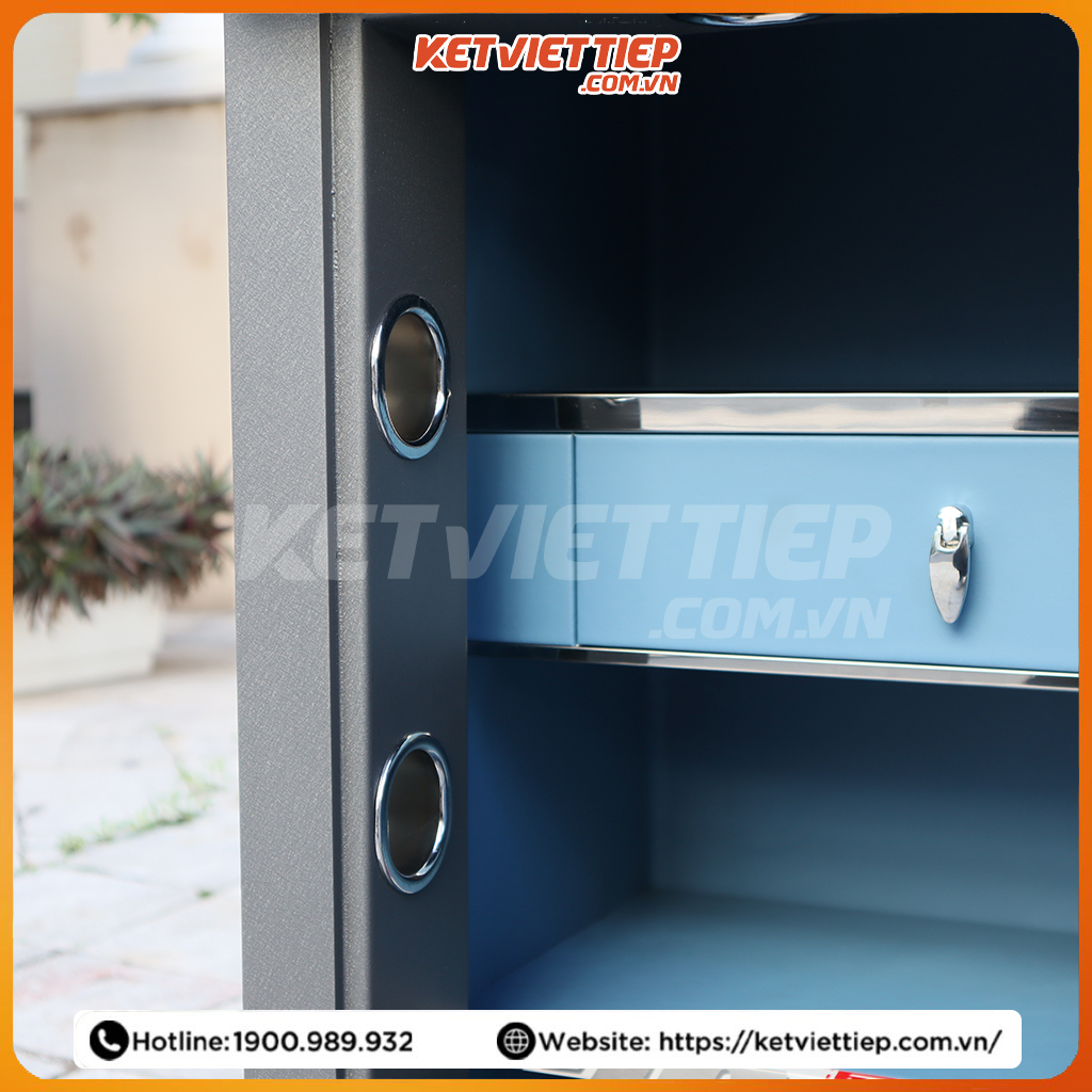 Két sắt nhập khẩu hạng sang Philips SBX602-6CU khóa bảo mật vân tay điện tử, kết nối wifi