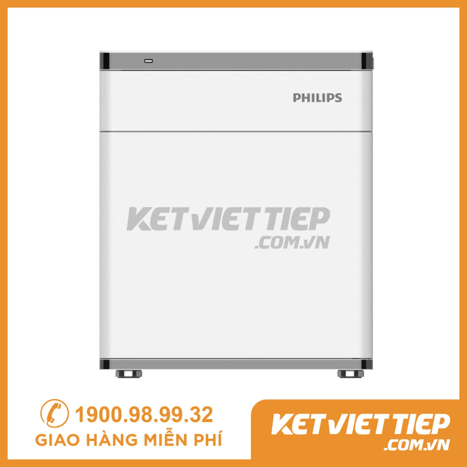 Két sắt tủ đầu giường Philips SBX301 Nhập khẩu chính hãng tích hợp sạc không dây