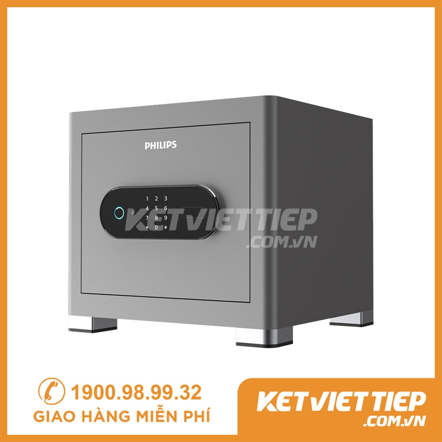 Két sắt Philips SBX601-4B0 Khóa Vân Tay Điện Tử Thông Minh Nhập Khẩu Chính Hãng