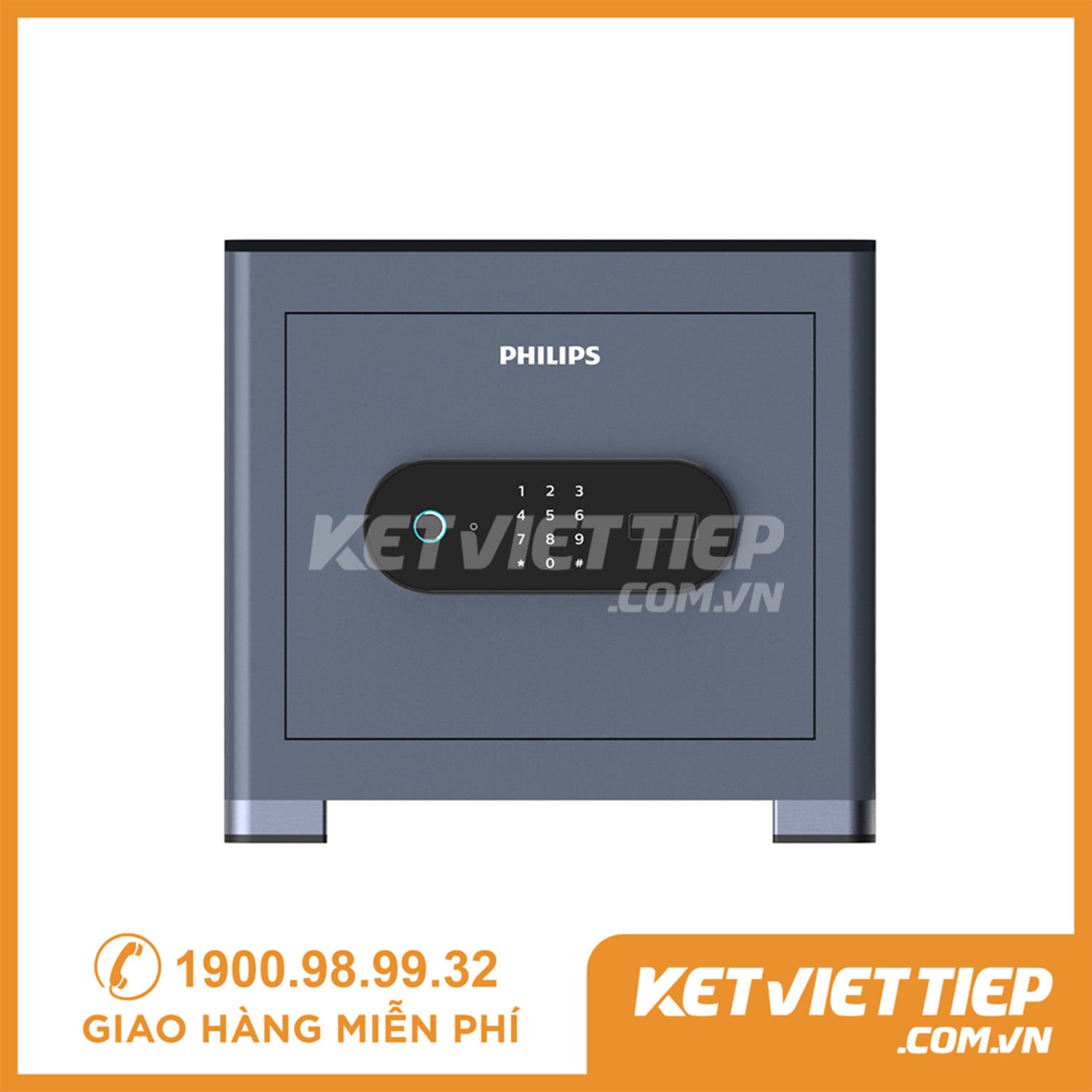 Két sắt Philips SBX601-4B0 Khóa Vân Tay Điện Tử Thông Minh Nhập Khẩu Chính Hãng