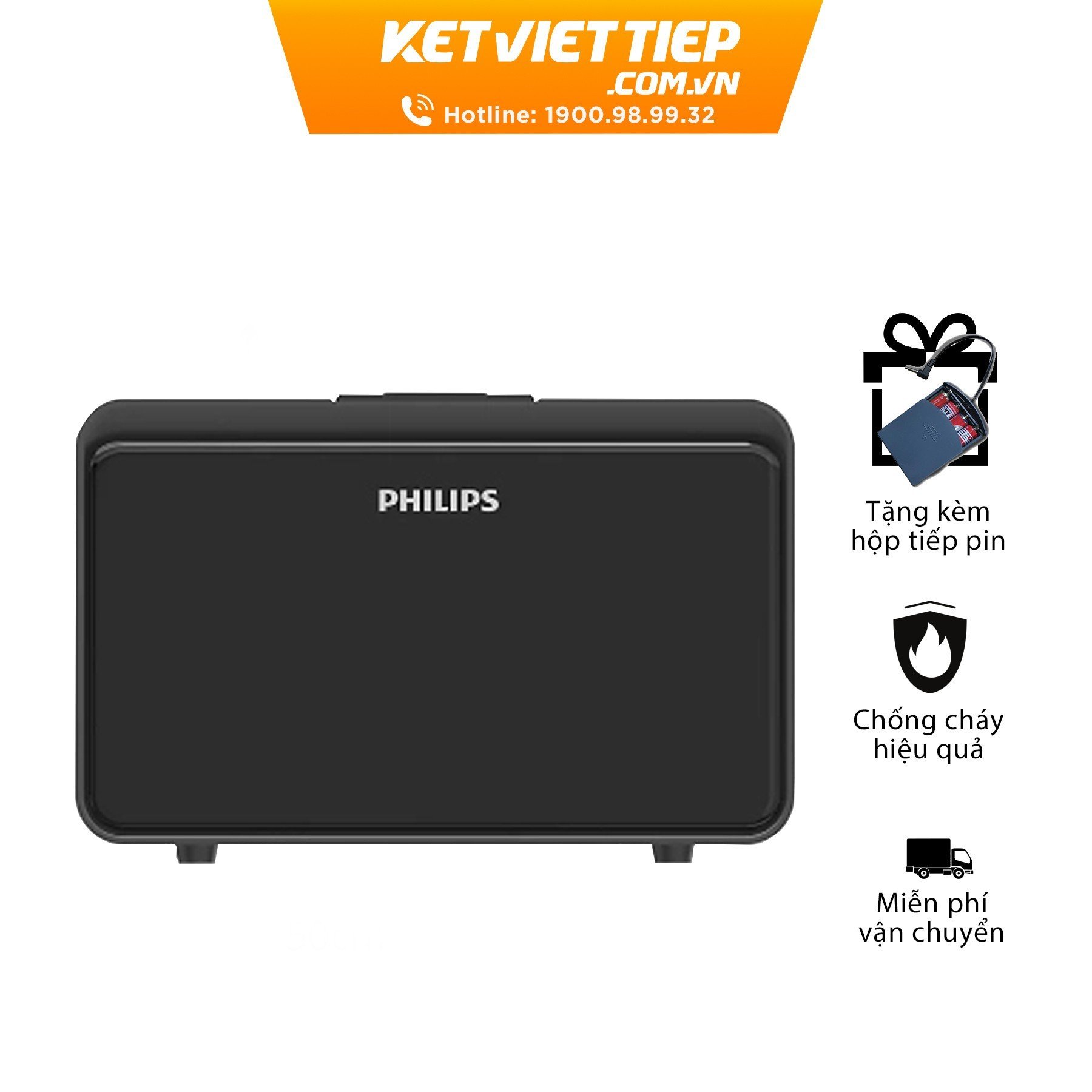 Két sắt mini Philips Sbx101 Khóa Vân Tay Điện Tử Thông Minh Nhập Khẩu Chính Hãng