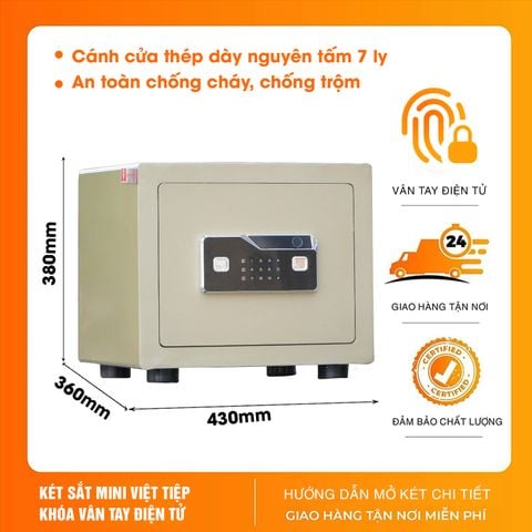 Két Sắt Vân Tay Việt Tiệp KVT38VT