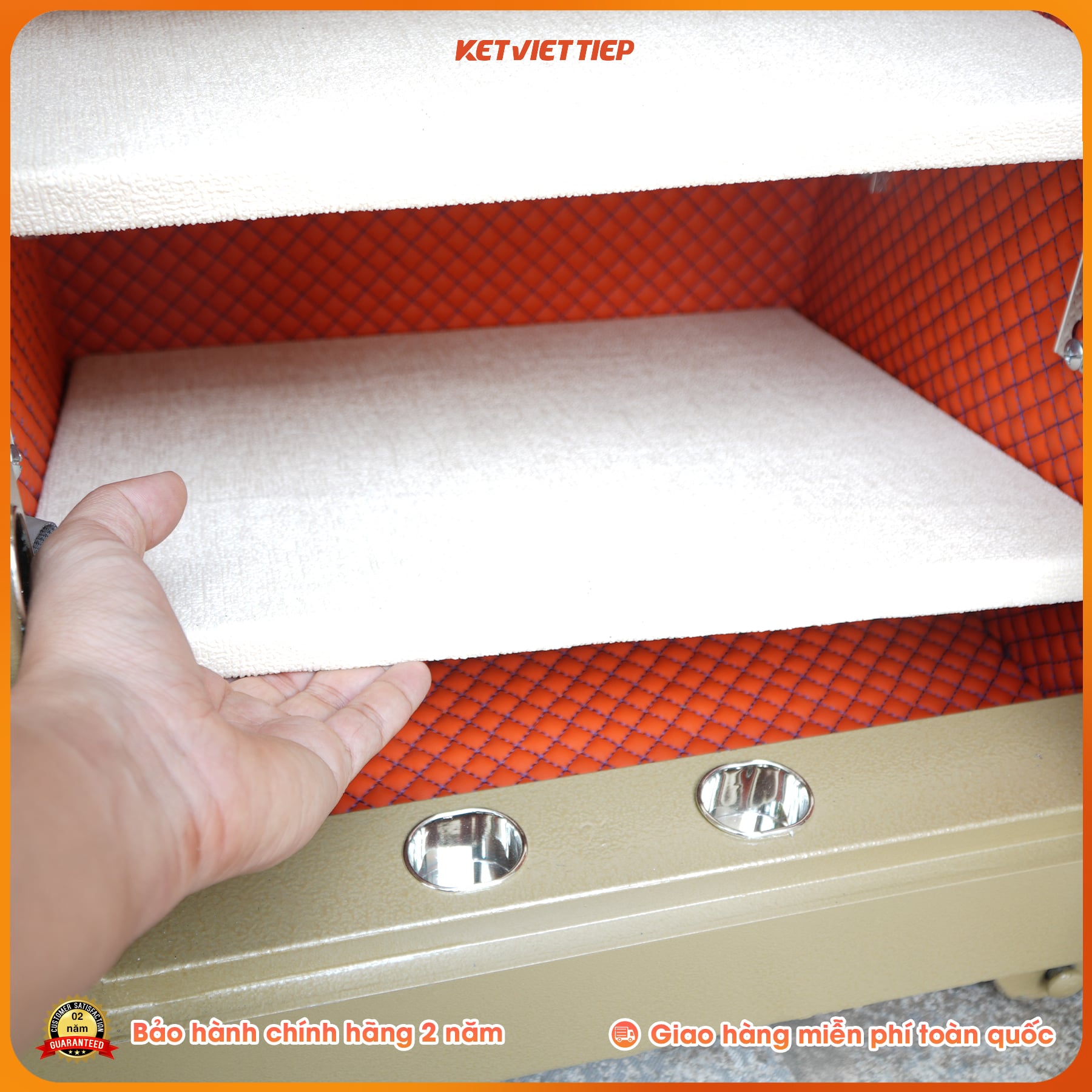 Két Việt Tiệp KSC66VTDT Vân Tay Điện Tử Kết Nối Thông Minh Về Điện Thoại