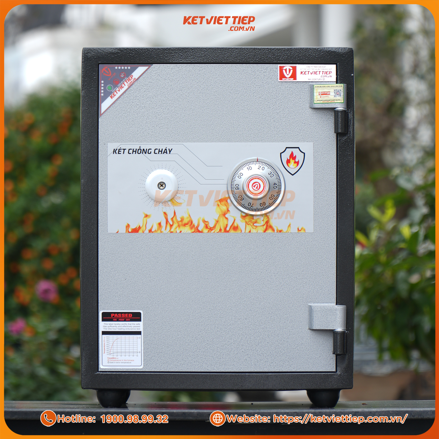 Két sắt Việt Tiệp khóa cơ KCC56KC chống cháy