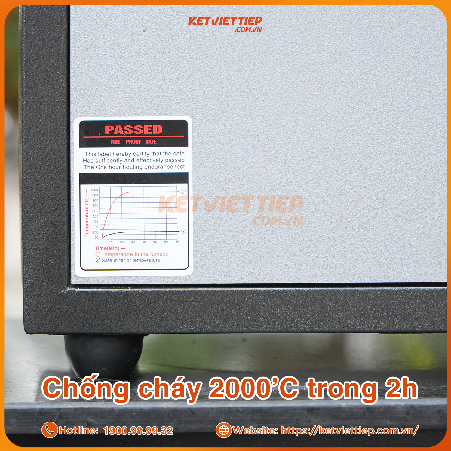 Két sắt Việt Tiệp khóa cơ KCC56KC chống cháy