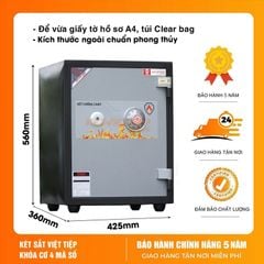 Két sắt Việt Tiệp khóa cơ KCC56KC chống cháy
