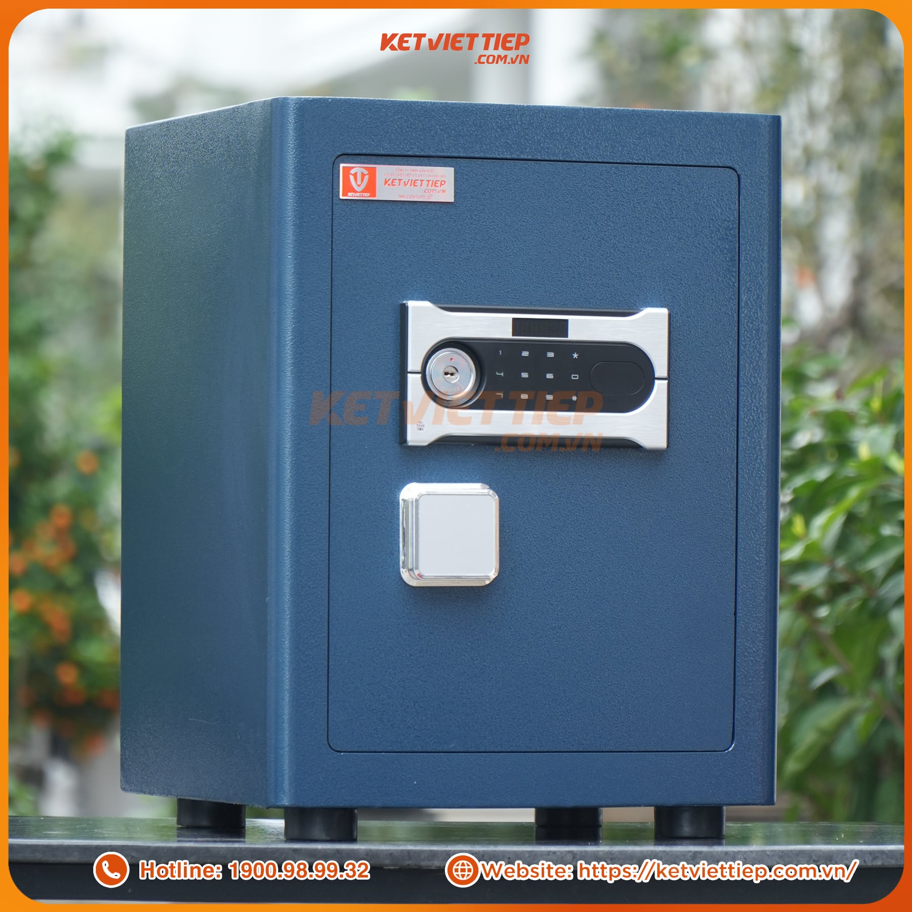 Két sắt Việt Tiệp siêu cường KVTSC65 điện tử thép đúc đặc nguyên tấm