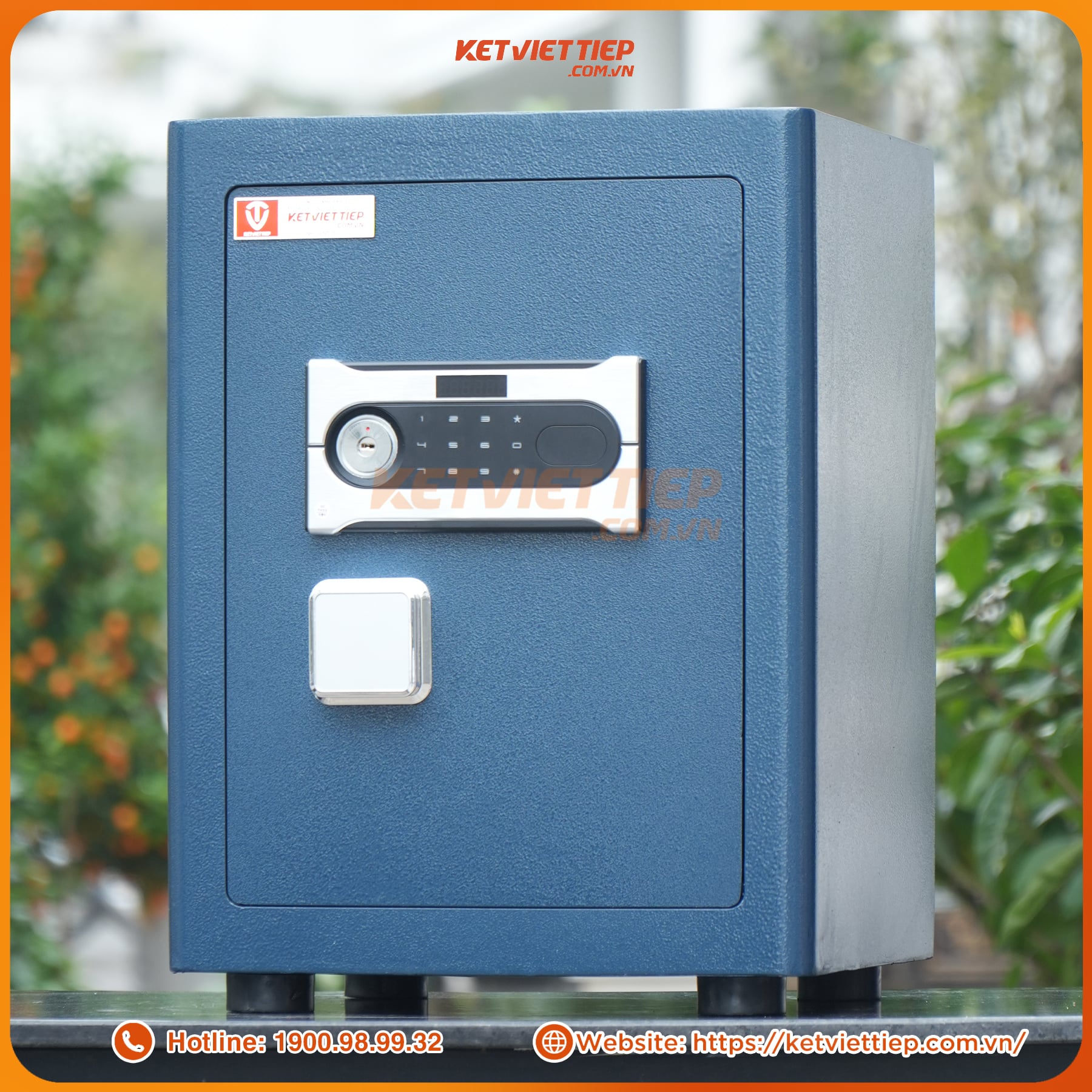 Két sắt Việt Tiệp siêu cường KVTSC65 điện tử thép đúc đặc nguyên tấm