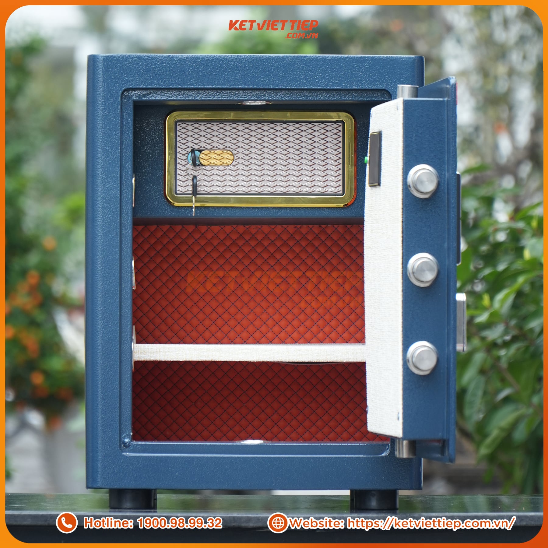 Két sắt Việt Tiệp SPM65 Khoá Vân Tay Điện Tử Kết Nối Thông Minh Về Điện Thoại