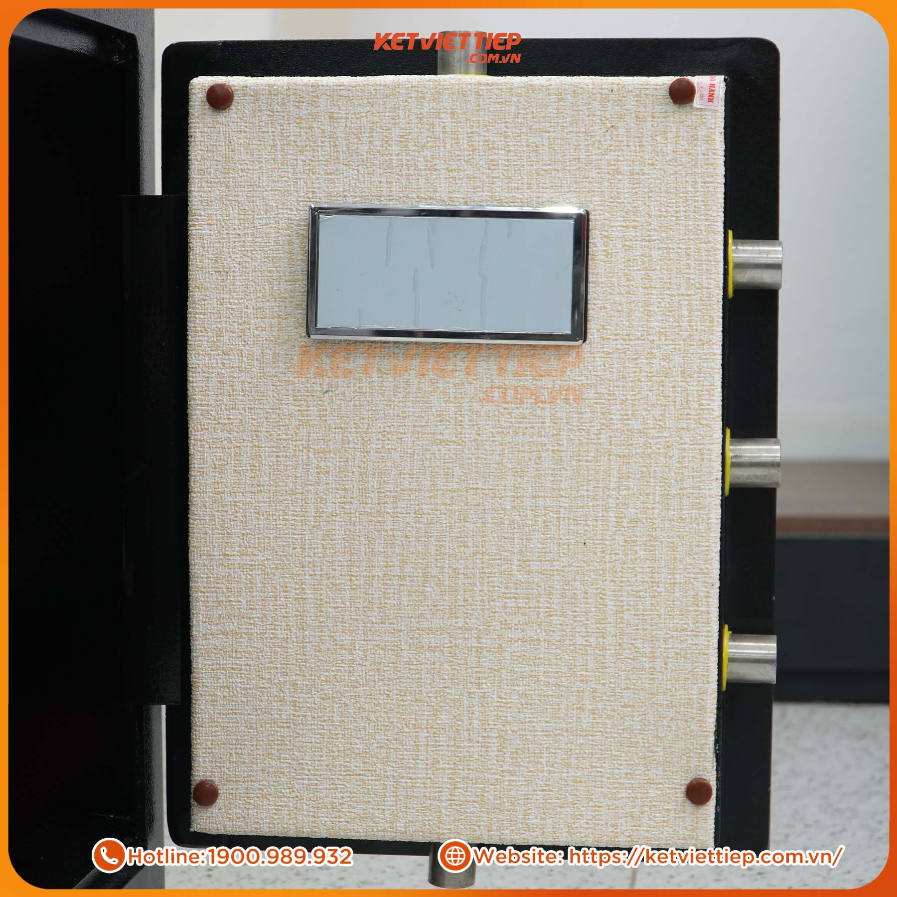 Két Sắt Việt Tiệp Vân Tay Điện tử KVTSC60 Chống cháy, Báo Động về Điện Thoại