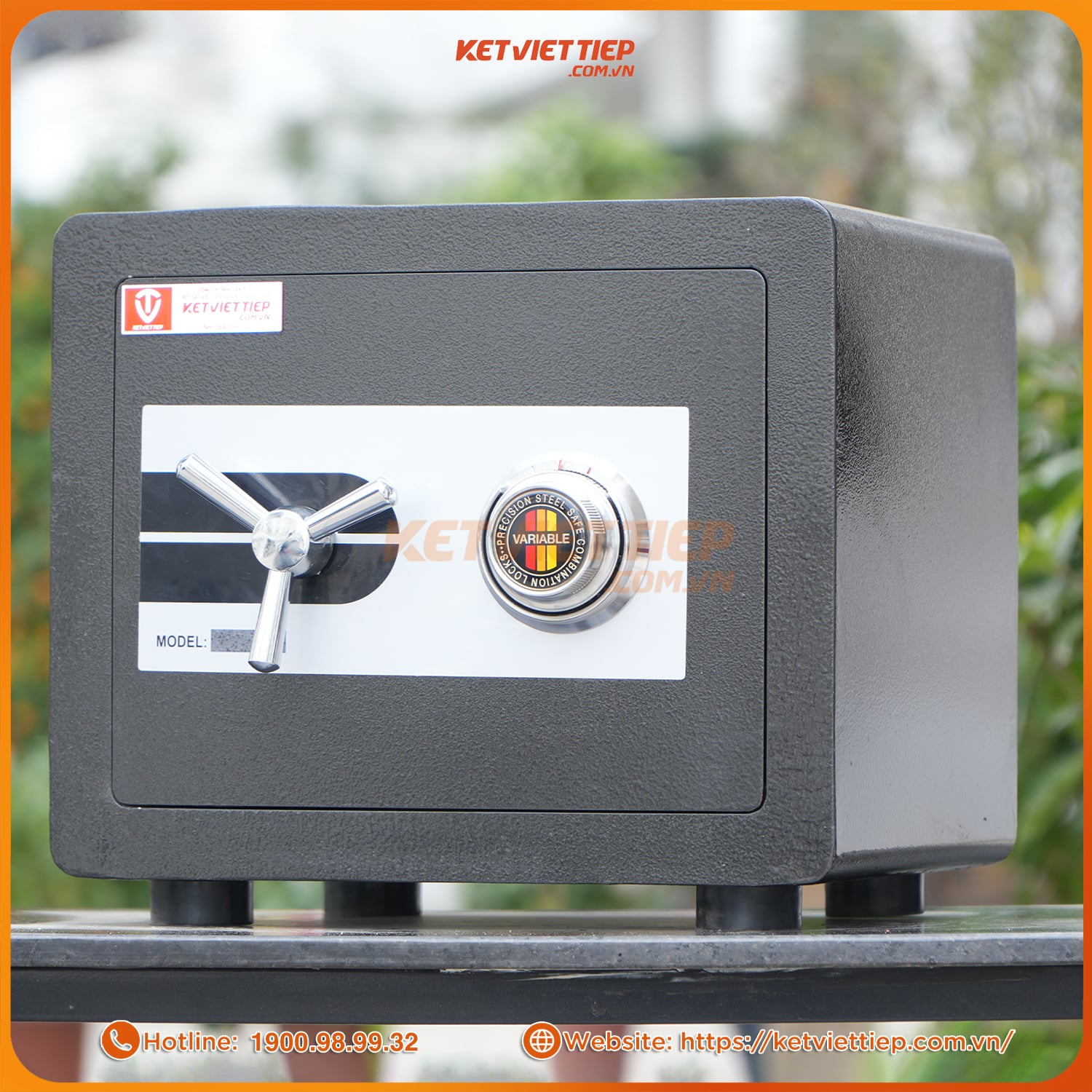 Két sắt mini chống cháy KVTSC25 khóa cơ đổi mã