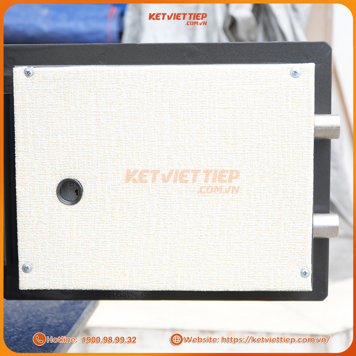 Két sắt mini chống cháy KVTSC25 khóa cơ đổi mã