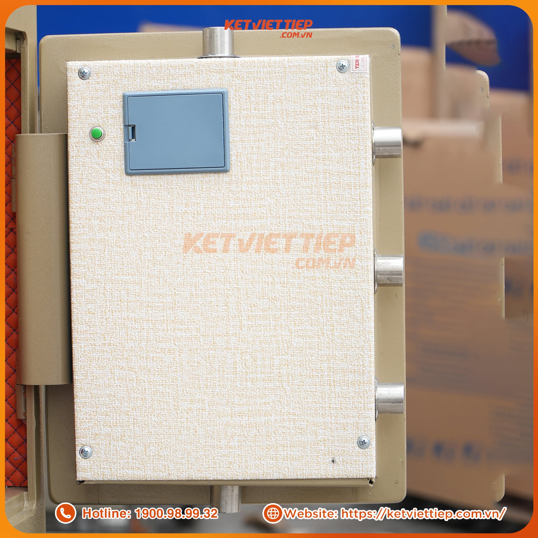 Két sắt siêu cường Việt Tiệp KVTSC166VTDT khóa vân tay điện tử mẫu mới + app điện thoại