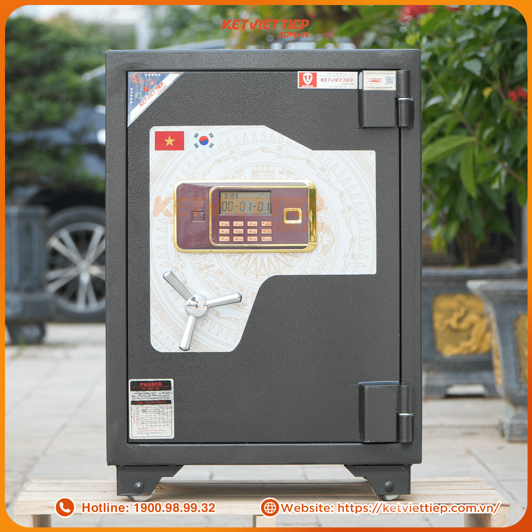 Két sắt siêu cường Việt Tiệp KVTSC168 Điện tử