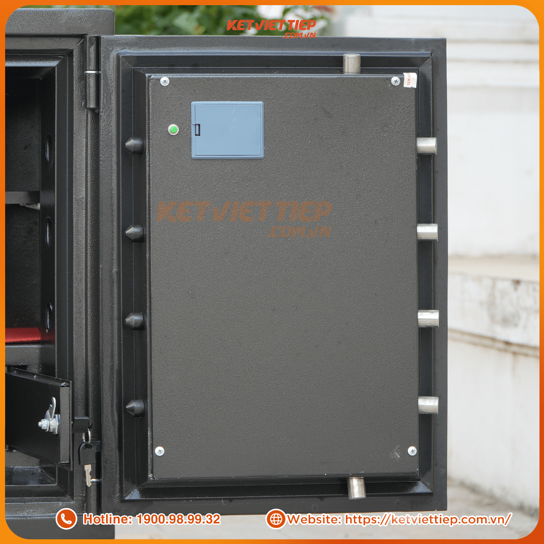 Két sắt Việt Tiệp siêu cường SC188 điện tử thép đúc đặc nguyên tấm