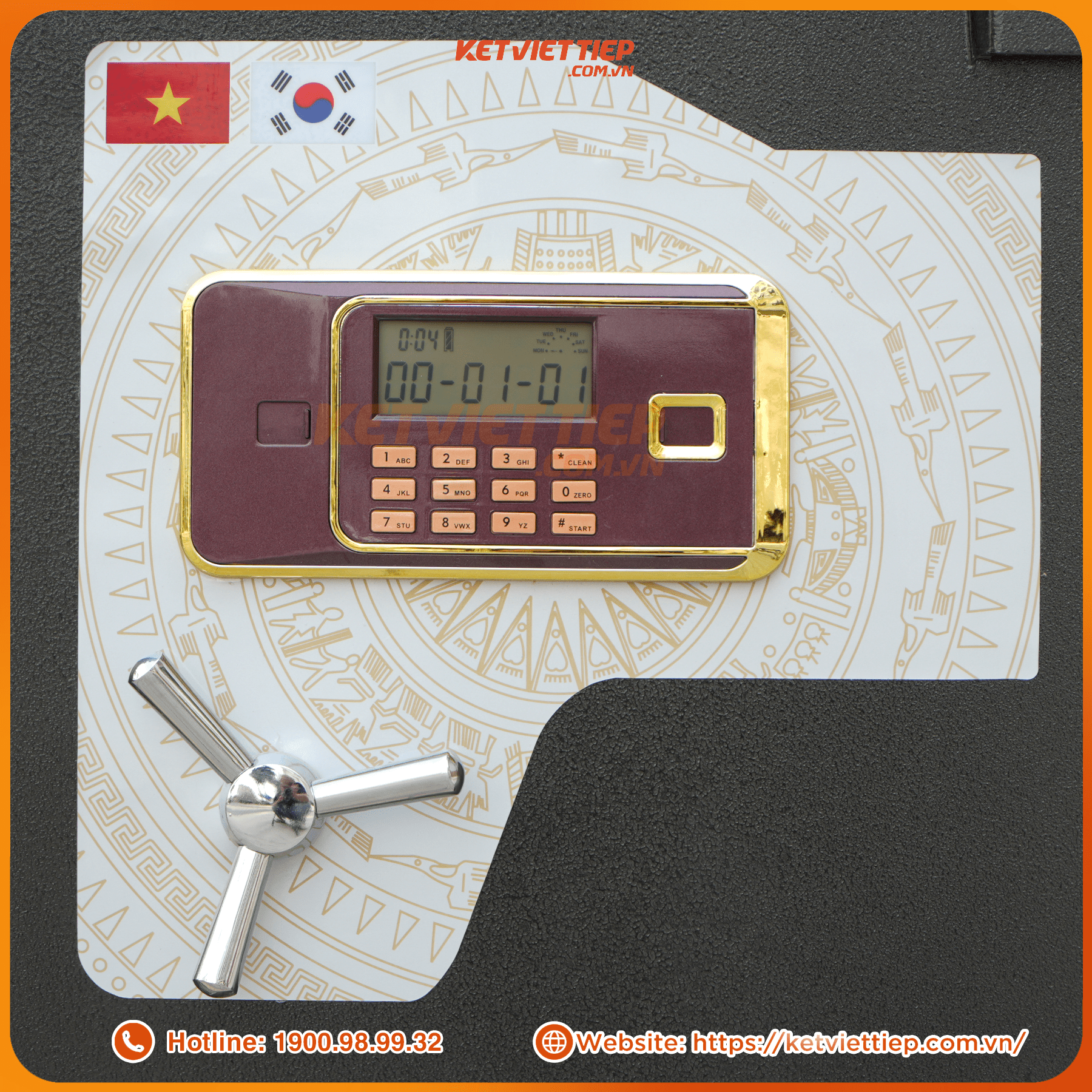 Két sắt siêu cường Việt Tiệp KVTSC168 Điện tử