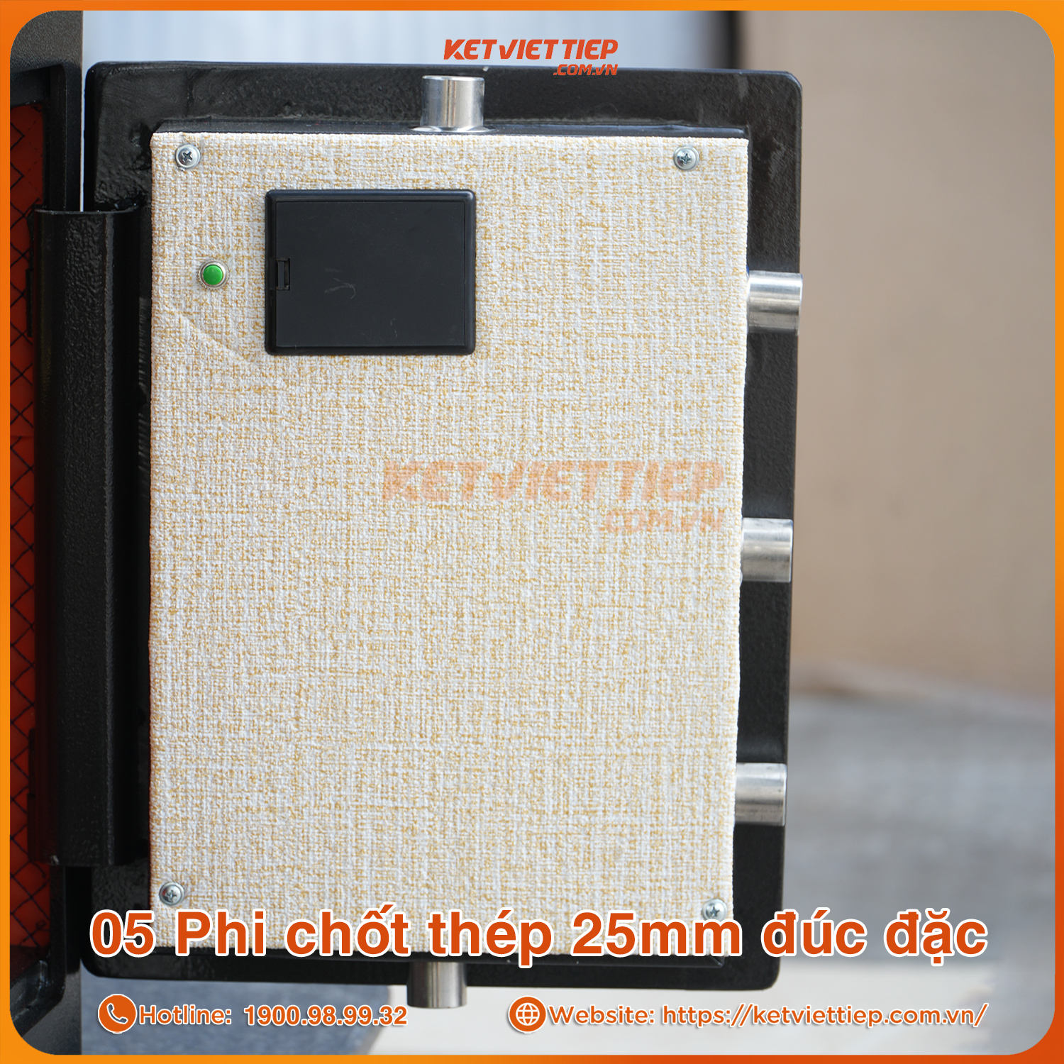 Két sắt siêu cường Việt Tiệp KSC55VTDT Khóa Vân Tay Điện Tử