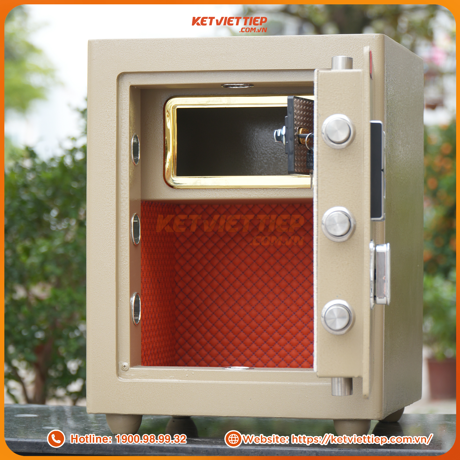 Két Việt Tiệp Siêu Cường Mini KVTSC166 Điện Tử