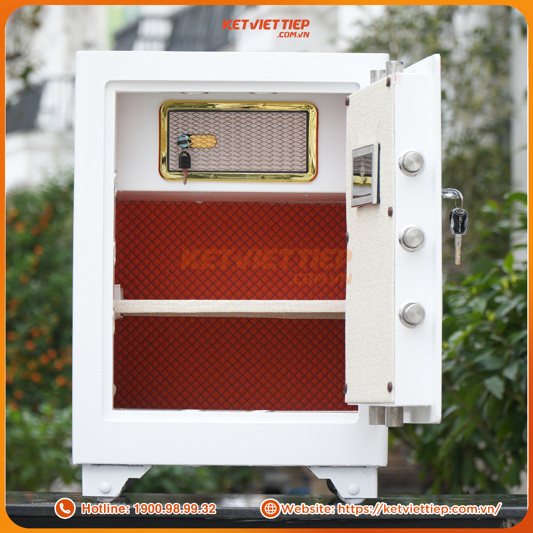 Két sắt  Việt Tiệp thông minh cao cấp SPM800 nhận diện khuôn mặt