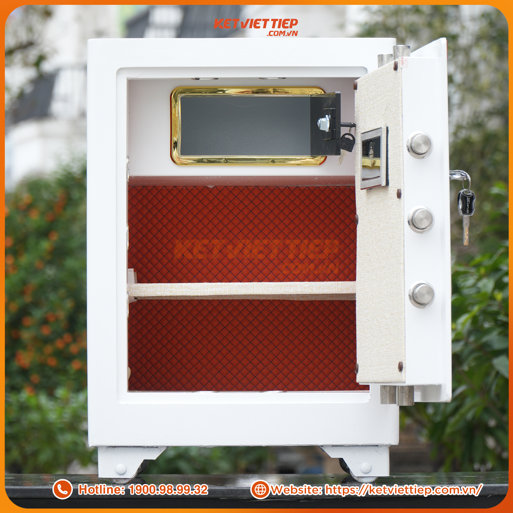 Két sắt  Việt Tiệp thông minh cao cấp SPM800 nhận diện khuôn mặt