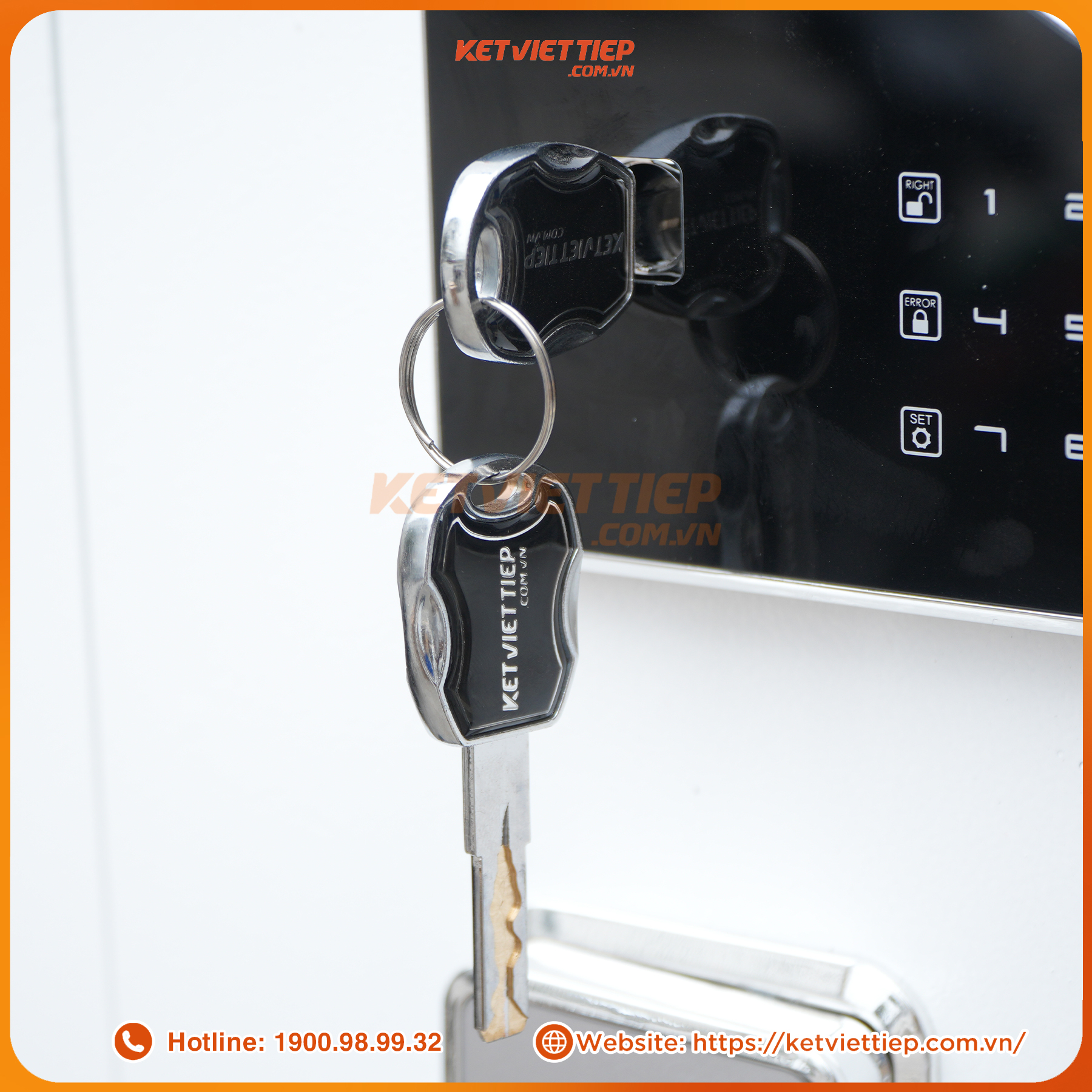 Két sắt  Việt Tiệp thông minh cao cấp SPM800 nhận diện khuôn mặt