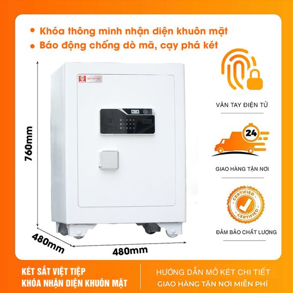 Két sắt Việt Tiệp thông minh cao cấp SPM800 nhận diện khuôn mặt