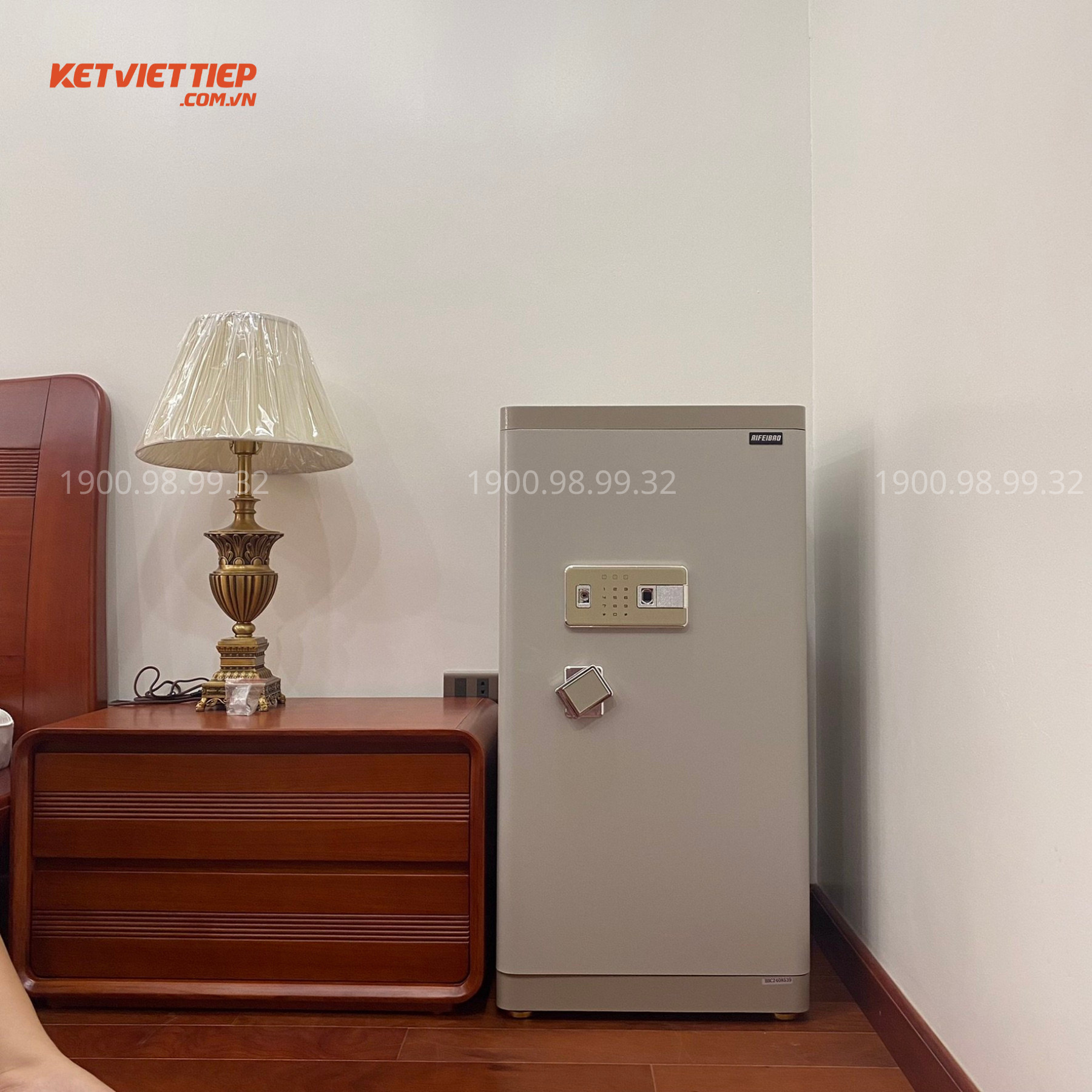 Két sắt thông minh Aifeibao HK-M/D-100-AL vân tay điện tử