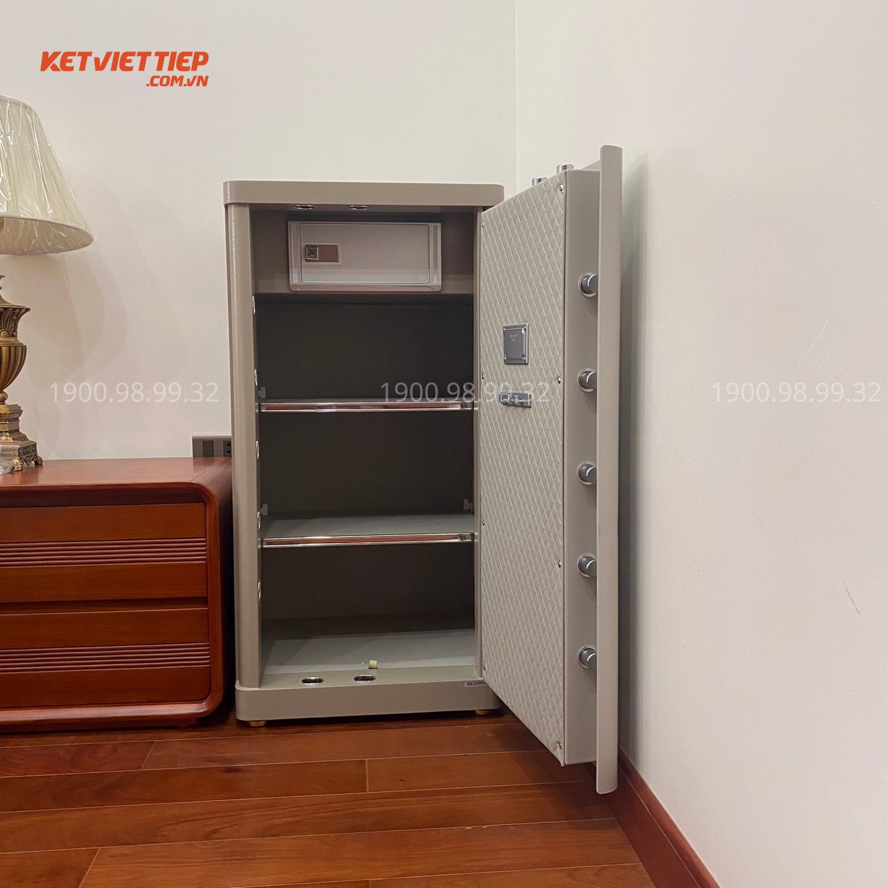 Két sắt thông minh Aifeibao HK-M/D-100-AL vân tay điện tử