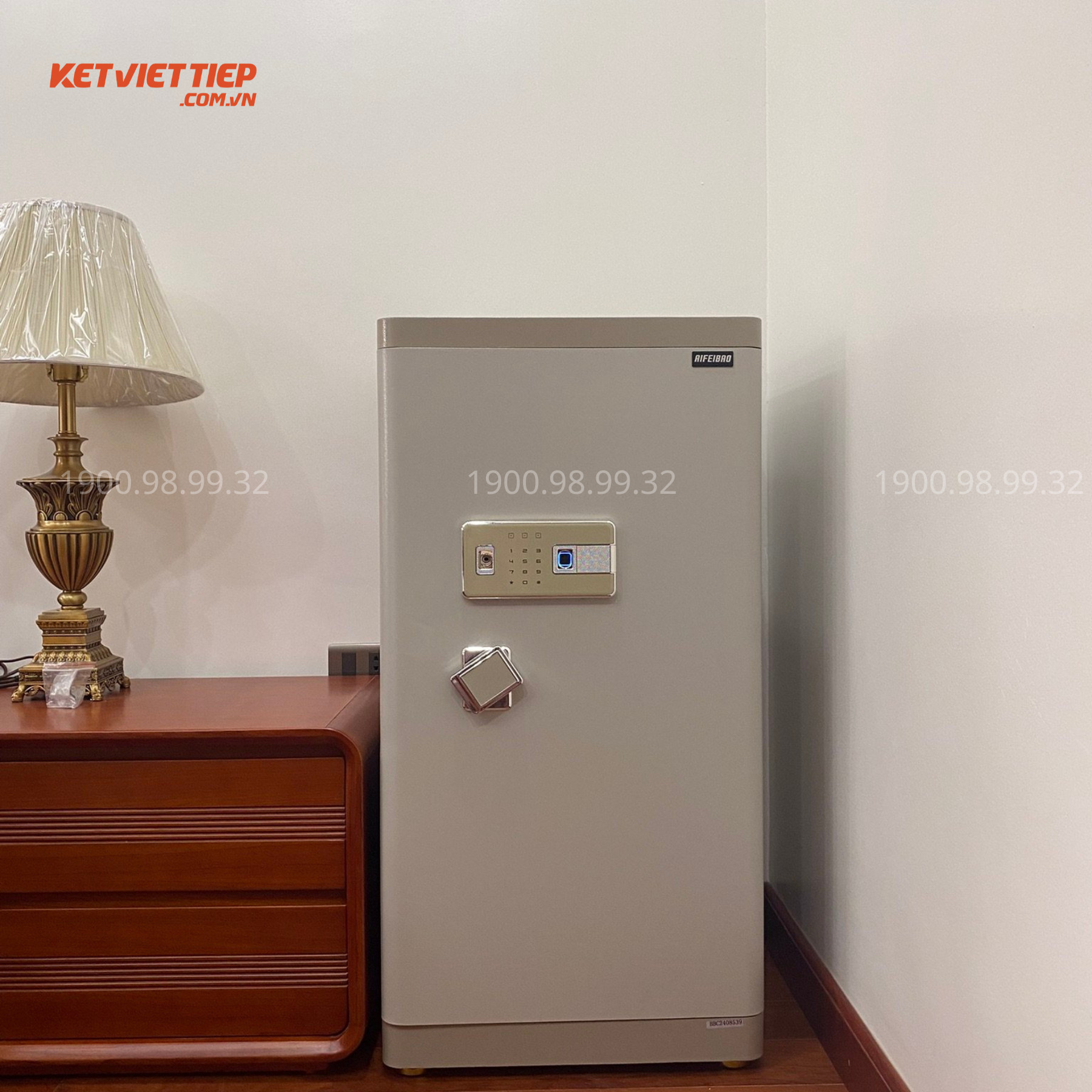 Két sắt thông minh Aifeibao HK-M/D-100-AL vân tay điện tử